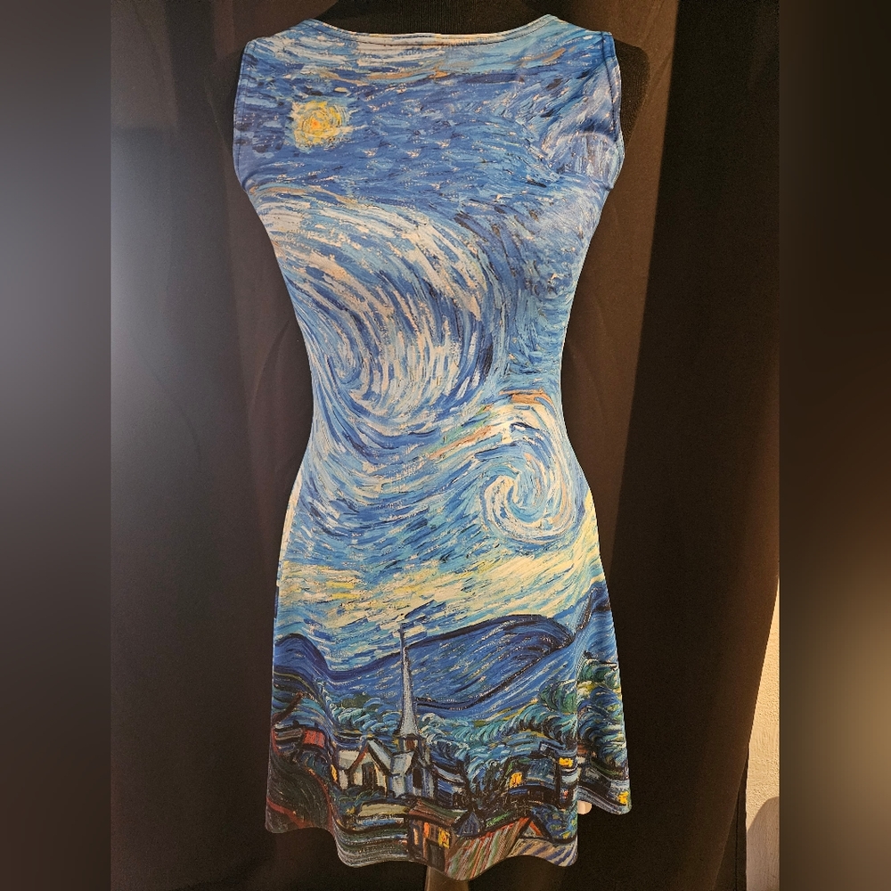 Blackmilk Museum Piece Starry Night Van Gogh Playdress